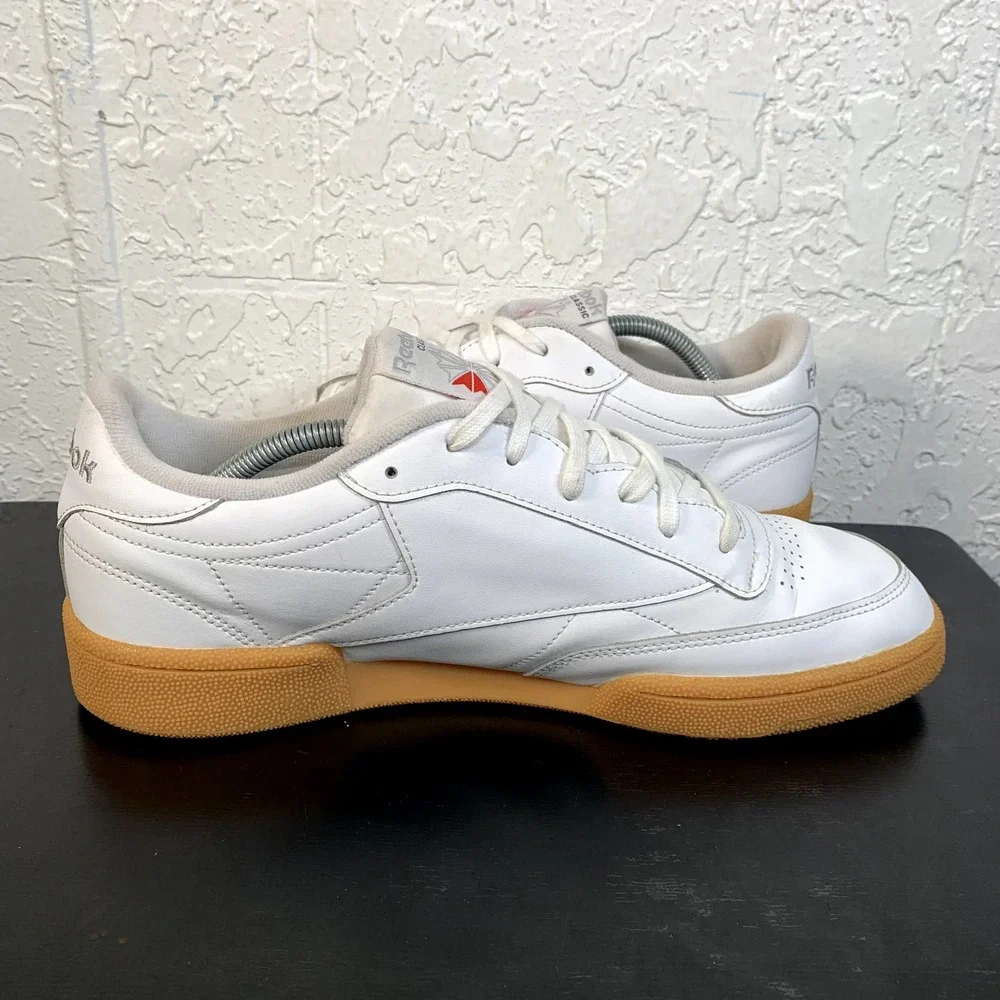 Reebok Classic Mens Size 12 Club C Vector White Gum 2019 Sneakers EF8841